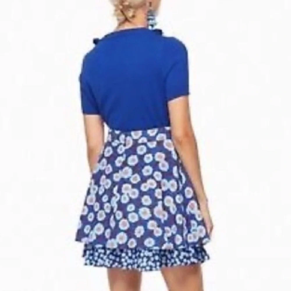 Kate Spade New York - Tangier Floral Double Layer Skirt Size 2 - Picture 6 of 17